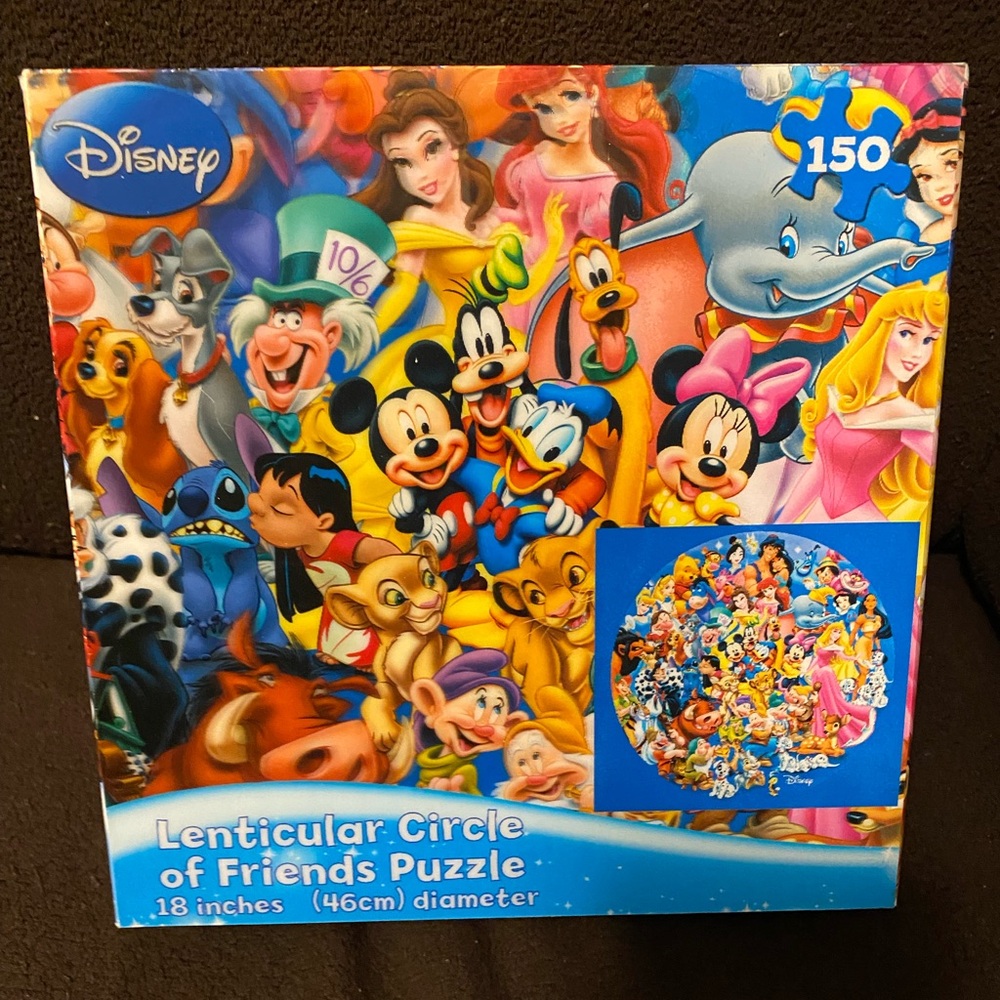Disney circle of friends jigsaw puzzle